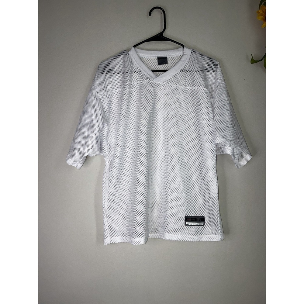 White Mesh Jersey (Youth XL)